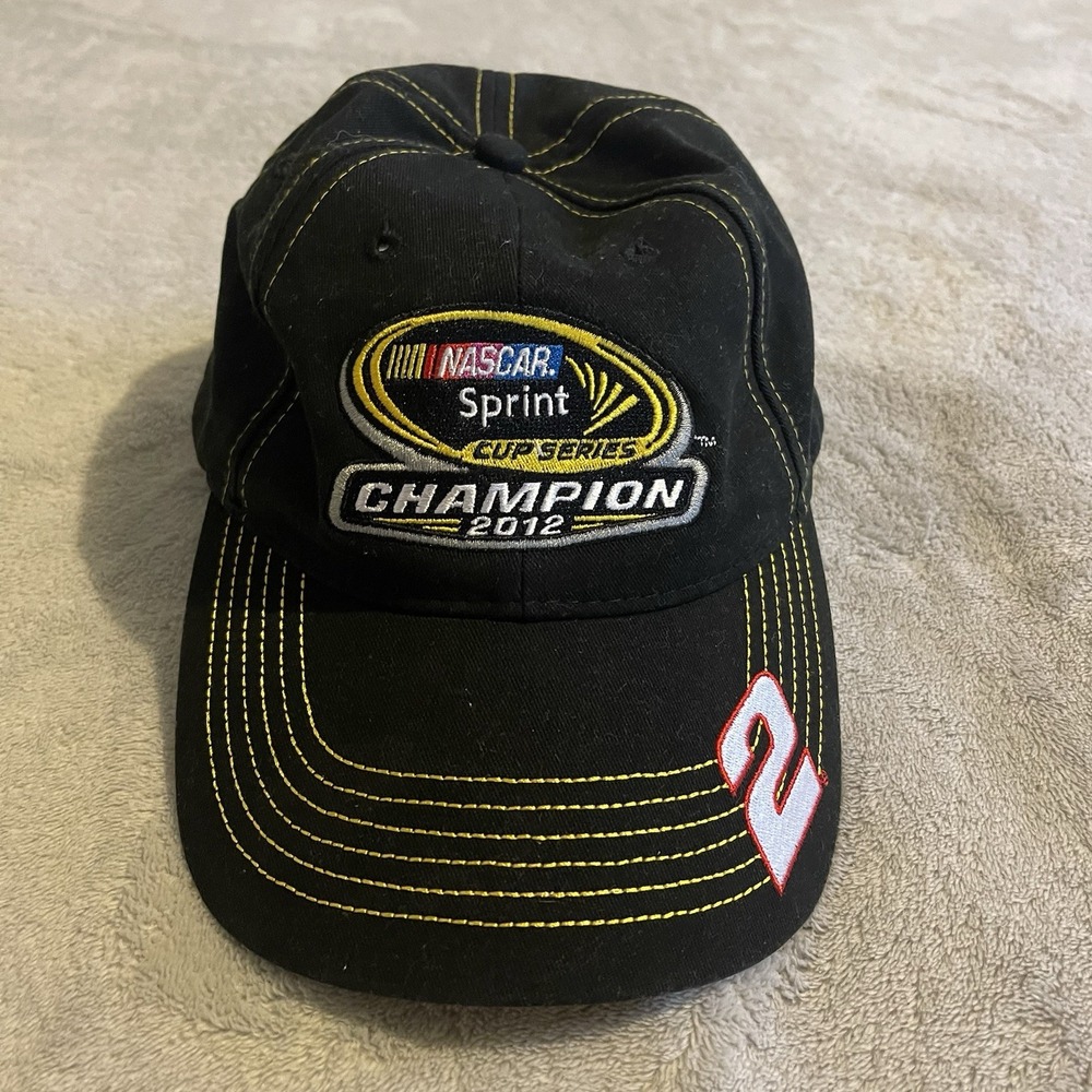 Nascar Hat Men One Size Black Chase Authentics Racing Adjustable‎ Trucker Cap
